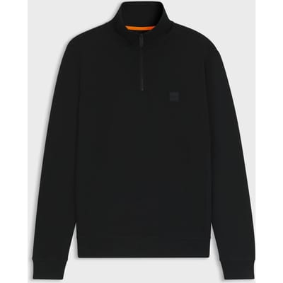 BOSS ORANGE Zetrust 10234591 01 Truien & Vesten Heren - Sweater - Hoodie - Vest- Zwart - Maat M