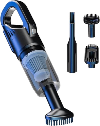 Auto Stofzuiger - Draagbare Reiniger - Auto Interieur - Snel Oplaadbaar - 35cm Lengte - Zwart