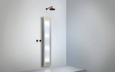 Sunshower Plus L - Opbouw Vlak met Infrarood-licht en UV-licht - Sand White - bewezen Gezondheidsvoordelen