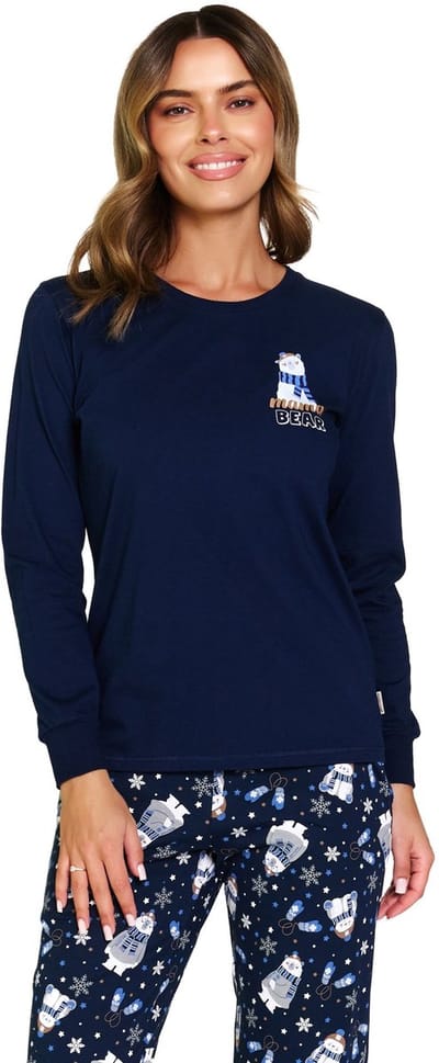 Doctor Nap Dames Pyjama Familie Gezin Matching Cozy Bear PM.7337 36 / S