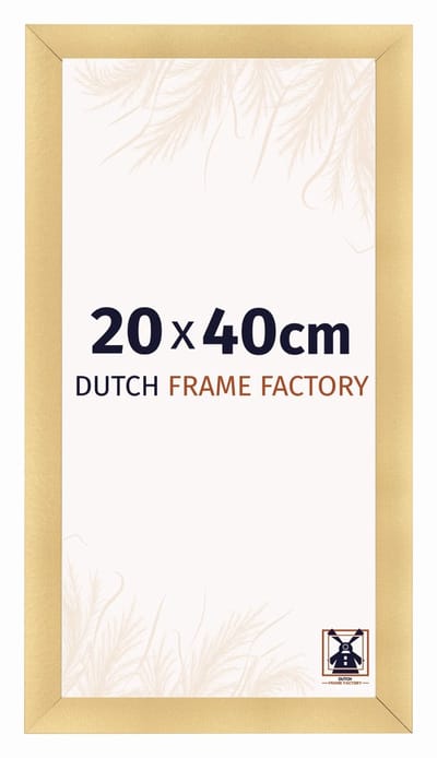 Fotolijst 20x40 cm - MDF - Goud Mat - Praag
