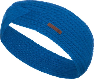 Knit Factory Joy Gebreide Dames Hoofdband - Haarband - Oorwarmers dames - Hoofdwarmer vrouwen - Hoofdband winter - Cobalt - Blauw - One Size