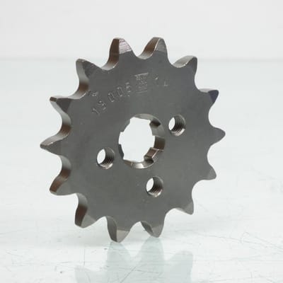 Pignon de sortie de boite Esjot pour Moto Suzuki 50 AP 1975 à 1978 14 dents pas 420 Neuf