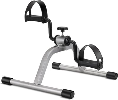 Mini Hometrainer voor Been- en Armherstel - Draagbare Vloerfiets met Verstelbare Spanning