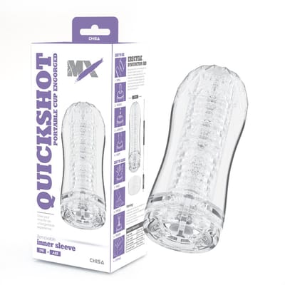 Chisa - Quickshot Portable Cup- Engorged - Cup Masturbator - Transparant