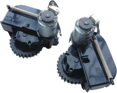 Wielmotor Robotstofzuiger - Reservewiel Motor - Stofzuiger Onderhoud - Herstelt Zuigkracht - 50 Gram - Zwart
