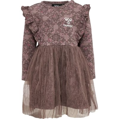 Hummel kinderjurk met lange mouwen Hmlfia Dress L/S 216333