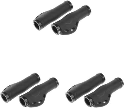 Fietsstuur Grip - Handvat Covers - Comfortabel Fietsen - Antislip Oppervlak - 1 Paar - Zwart