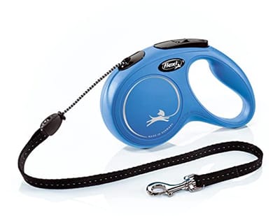 Intrekbare Hondenriem 16ft voor Middelgrote Honden - Blauw