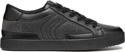 GEOX D BLOMIEE Dames Veterschoenen - BLACK - Maat 38