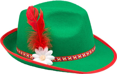Boland - Hoed Tirol Groen - 58 - Volwassenen - Unisex - Bierfeest