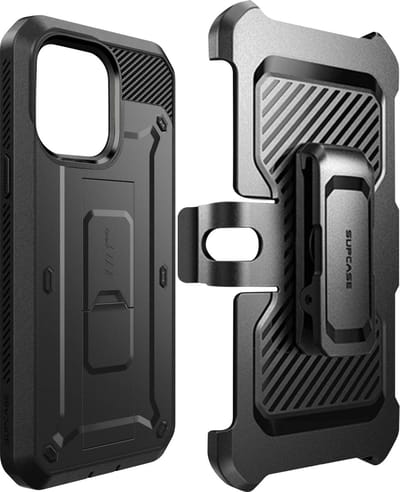 Supcase Unicorn Beetle Case hoesje geschikt voor iPhone 15 Pro - zwart