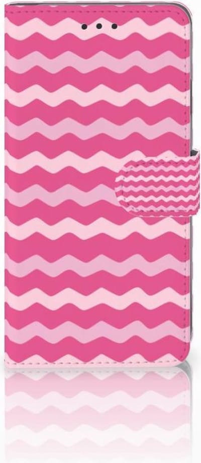 Apple iPhone Xs Max Telefoon Hoesje Waves Pink