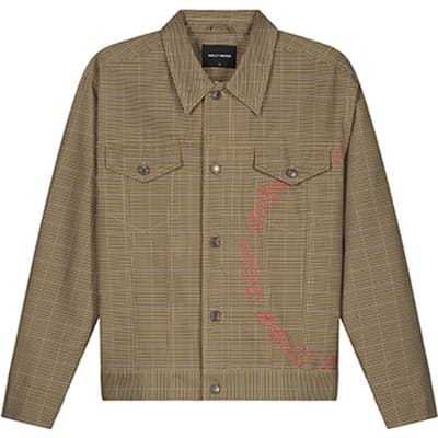 Daily Paper Sand Checked Kardy Jacket Größe: XS | Leichte Jacken Outlet | Herren