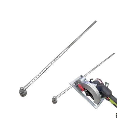 Houtsnijliniaal Verstelbaar - Markeringsmeetinstrument - Houtbewerking Precisie - Snel Gereedschapsloos - 60cm Roestvrij Staal