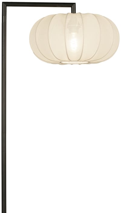 Lumidora Vloerlamp 31281 - POMPOEN - E27 - Zwart - Beige - Metaal