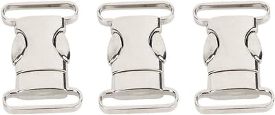 RVS Snelsluitingen 3PCS voor Klimrugzakken, Paracord Armbanden en Dierenhalsbanden - Duurzame Mini Webbing Clips
