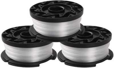 3-pack reservespoelen met trimmerdraad voor Black Decker AF-100-3ZP grastrimmer
