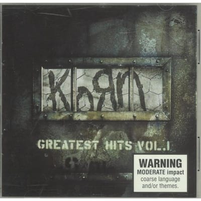 CD KORN - Greatest Hits 5187922000 Epic 2004 Australië Rock Gebruikt gray