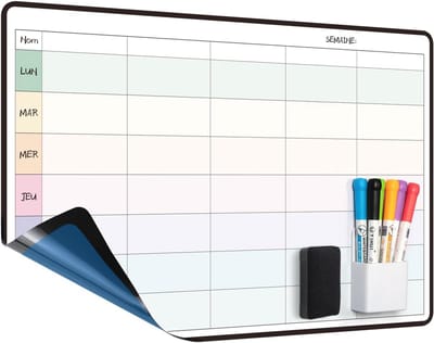 Whiteboard Weekplanner voor Gezin - Plan en Organiseer Effectief