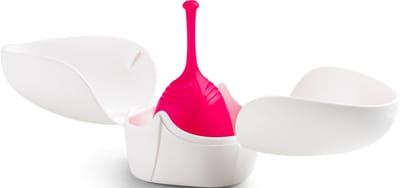 Tulipa menstruatiecup - van TPE - maat 1 - small - - met opbergbakje - herbruikbaar - vrij van BPA, latex en weekmakers - huidvriendelijk - geurvrij - veganistisch