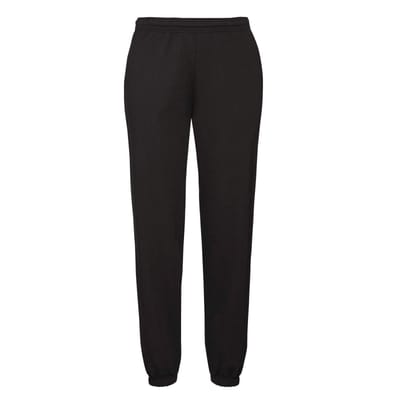 Fruit of the Loom Heren klassieke 80/20 joggingbroek (Zwart)
