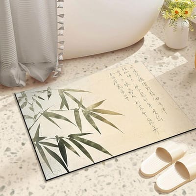 Deurmat Entree Antislipmat Slaapkamer Antieke Deurmat Badkamer Absorberende Mat Toilet Vuile Voetmat 40 * 60CM Diatom Mud