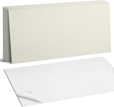 Coloray Plaktegels - Modieuze verticale tegels Wandtegel Zelfklevend - 60 cm x 30 cm - Romig Plaktegels - 6 stuks - Rechthoek PVC Tegels - Plaktegels Keuken - Zelfklevende Vloertegels Badkamer - Vinyl Tegels - Zelfklevende Wandtegels