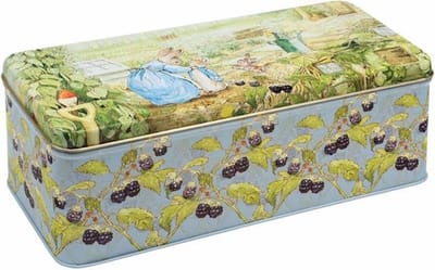 Bewaarblik Peter Rabbit - Rechthoek - Blik - 24 x 10.5 x 7 cm