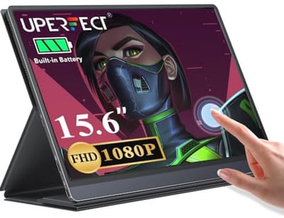 Draagbare Monitor 15.6 Inch Touchscreen 1080P FHD met Blokkerende Duidelijkheid en Ultra Dun Ontwerp