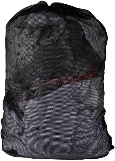 Dailygoods- Waszak 60x90 cm - Waszak met Trekkoord - Opvouwbaar - Polyester - Machinewasbaar - Ideaal voor Thuis/Hotel - Wasmand