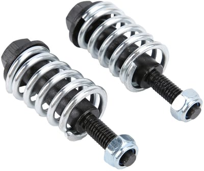 Dailygoods- Uitlaatbout Set - 2 x Bout - 2 x Moer - 2 x Veer - Geschikt voor Kogelverbinding - Gemaakt van IJzer - Uitlaatbevestiging