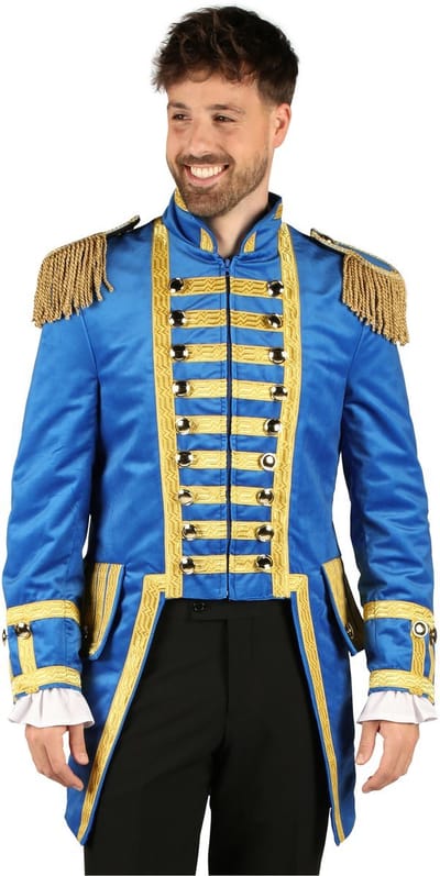 Thetru Carnavalsjas Heren - Fantasy World - Blauw-Goud - Maat XXXL