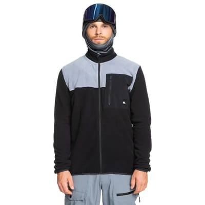 Quiksilver Aker Fleece Met Volledige Rits Zwart L Man
