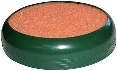 Vochtigheidsdispenser - Papierbevochtiger - Brieven Sluiten - Met Rode Spons - 10 cm Diameter - Groen