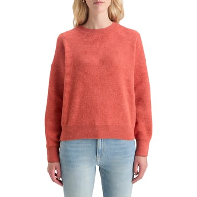 Scotch & Soda Fuzzy Crew Neck Pullover Negroni Melange Talla: XS | Jerséis de Punto Outlet | Mujer