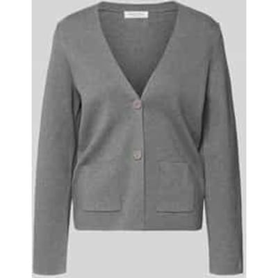 Loose fit gebreid jack met V-hals