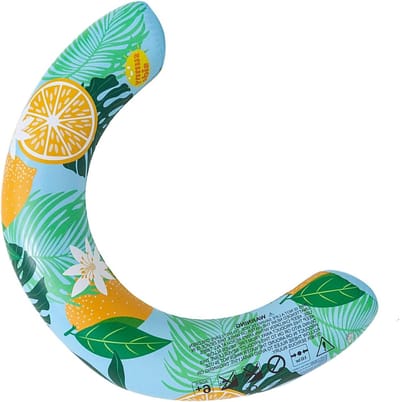 Opblaasbare Zwembad Drijver - Zwemband Volwassenen - Waterrecreatie - Versterkt Dik PVC - Ongeveer 75x50cm - Blauw Gestreept