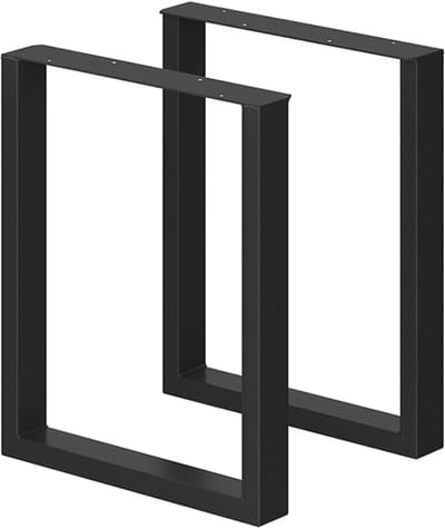 Vicco Tafelpoten – 60 x 72 cm Vierkant Zwart