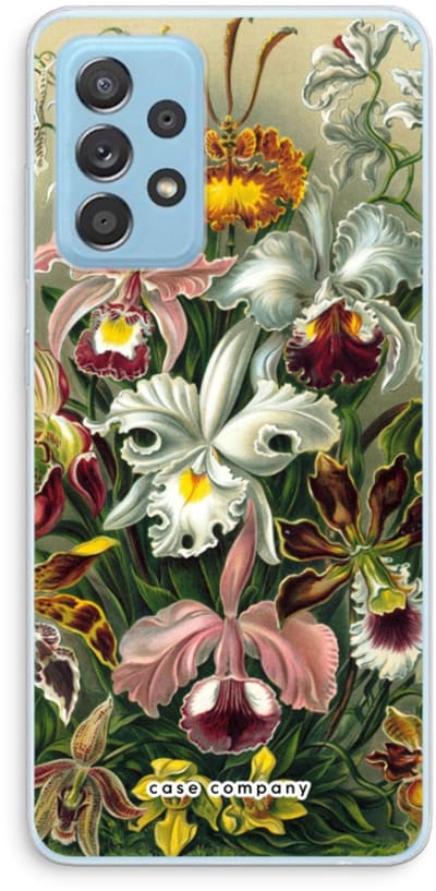 Case Company® - Hoesje geschikt voor Samsung Galaxy A73 hoesje - Haeckel Orchidae - Soft Cover Telefoonhoesje - Bescherming aan alle Kanten en Schermrand
