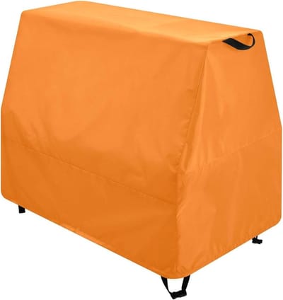 Speeltafelhoes Outdoor - Water Speeltafel Deksel - Bescherming Buitenmeubels - Waterdicht UV-bestendig - 104x64x84 cm - Zon Oranje