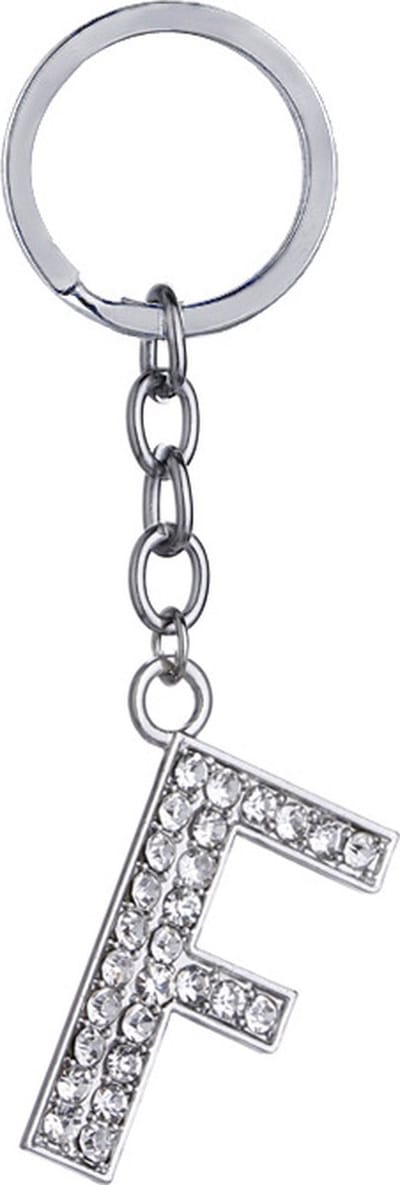 Bixorp Sleutelhanger met Letter F - Best Friends BFF Cadeau voor haar / hem