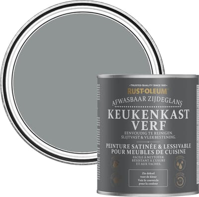 Rust-Oleum Donkergrijs Keukenkastverf Zijdeglans - Antraciet 750ml