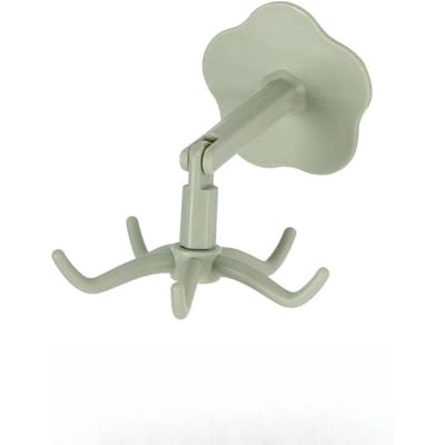 Sieraden Organizer Ketting Display Standaard Ring Hoofddeksel Houder Hangend Oorbelrek Requisieten Plastic Haak Muursticker groen