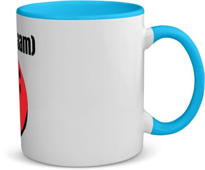Akyol - bowlingsbal met eigen naam koffiemok - theemok - blauw - Bowlen - bowlers - iemand die houdt van bowlen - verjaardag - cadeau - kado - 350 ML inhoud