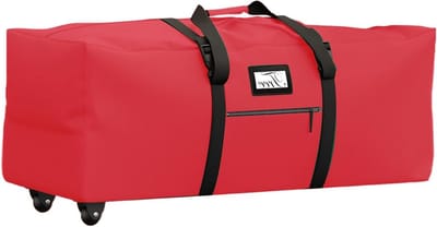 Kerstboom Opbergtas - Boomcontainer Feestdagen - Seizoensgebonden Opslag - Waterdicht Stofbestendig - 7.5FT Grootte - Rood