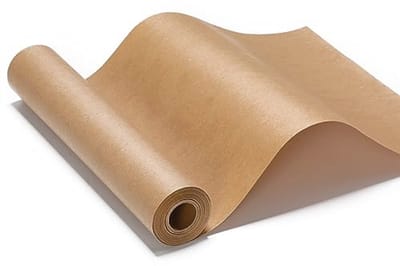 Brun Kraftpapier 45 cm - Natuurlijk Gerecycled Cadeaupapier voor Verpakking en Verzending