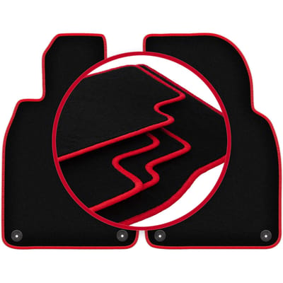 CARLUX-RED automatten voor: Porsche Boxster 718 roadster (2016-)