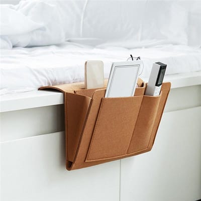 Vilt Nachtkastje Opbergtas Organizer Bed Bureau Tas Bank TV Afstandsbediening Hangende Caddy Bank Opberg Organizer Bedhouder Zakken