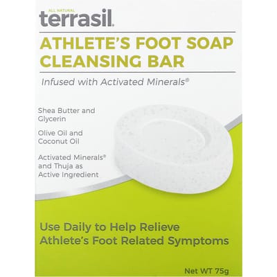 Terrasil, Ingredients-Free Soap Cleansing Bar, 75 g white